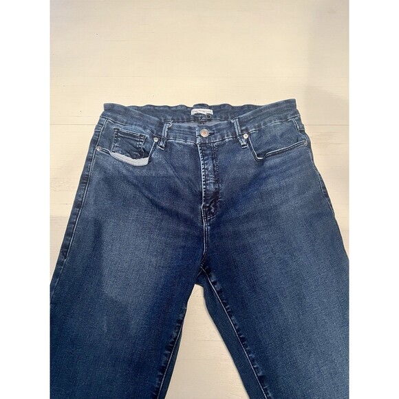 Good American Good Legs High Rise Straight Stretch Jeans Womens Size 15/32 - Picture 2 of 5